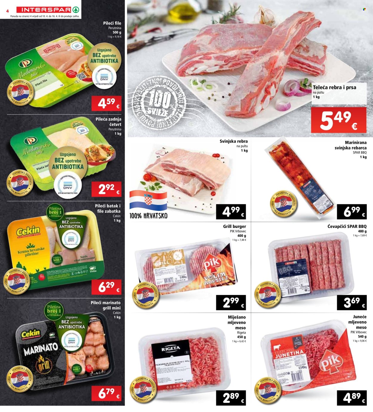 INTERSPAR katalog - 10.04.2024. - 16.04.2024. Stranica 4
