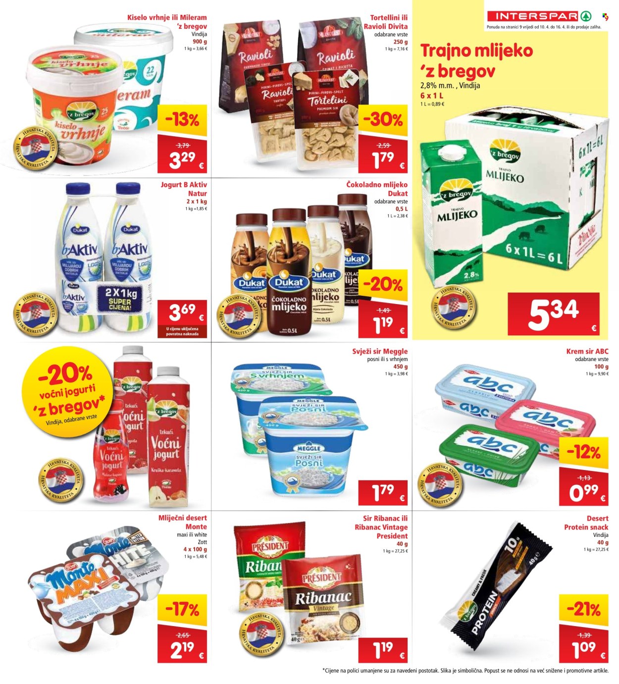 INTERSPAR katalog - 10.04.2024. - 16.04.2024. Stranica 9
