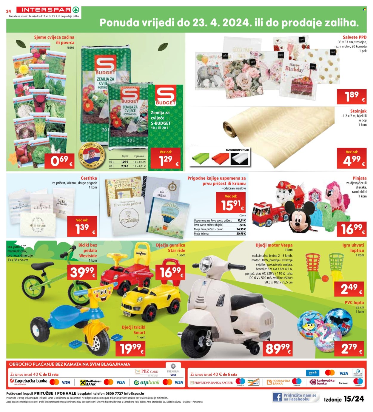INTERSPAR katalog - 10.04.2024. - 16.04.2024. Stranica 24
