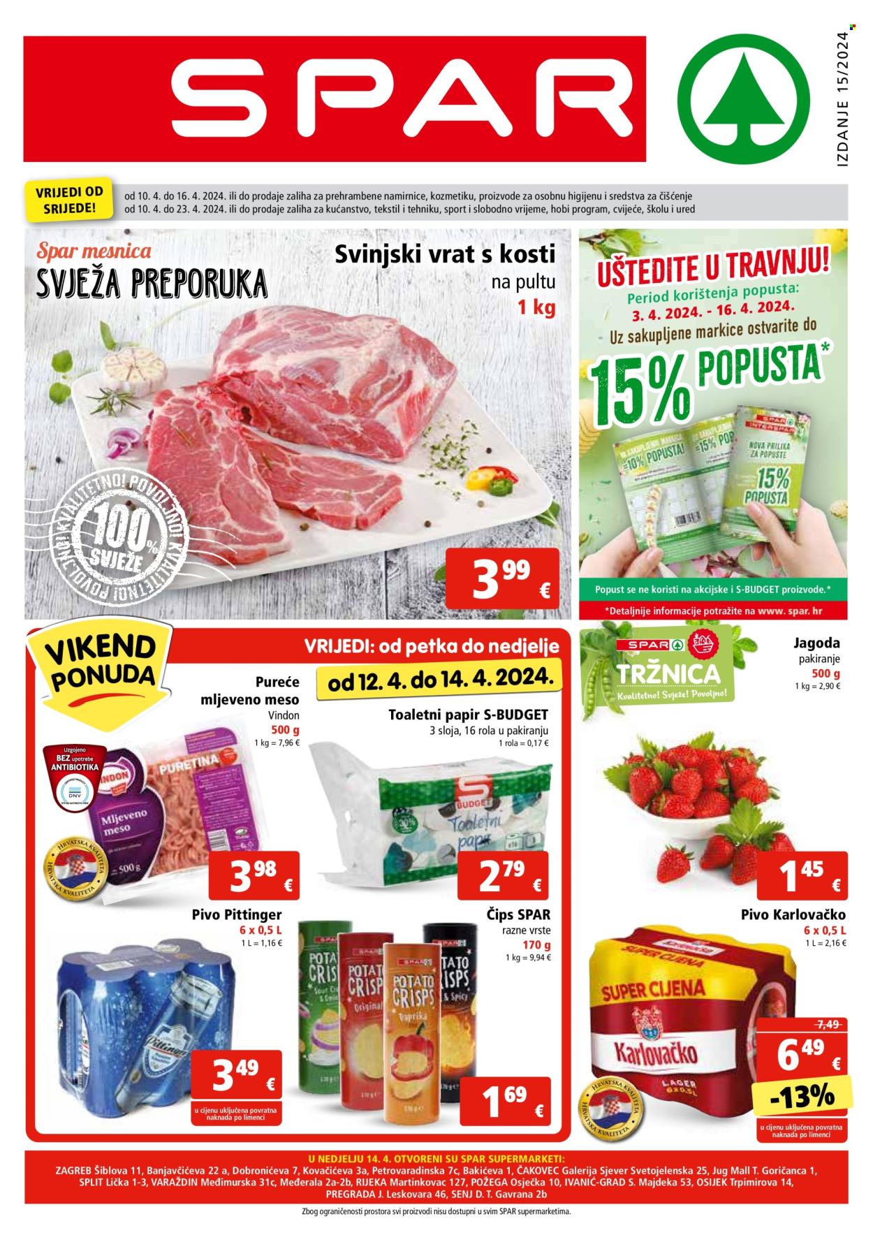 SPAR katalog - 10.04.2024. - 16.04.2024. Stranica 1