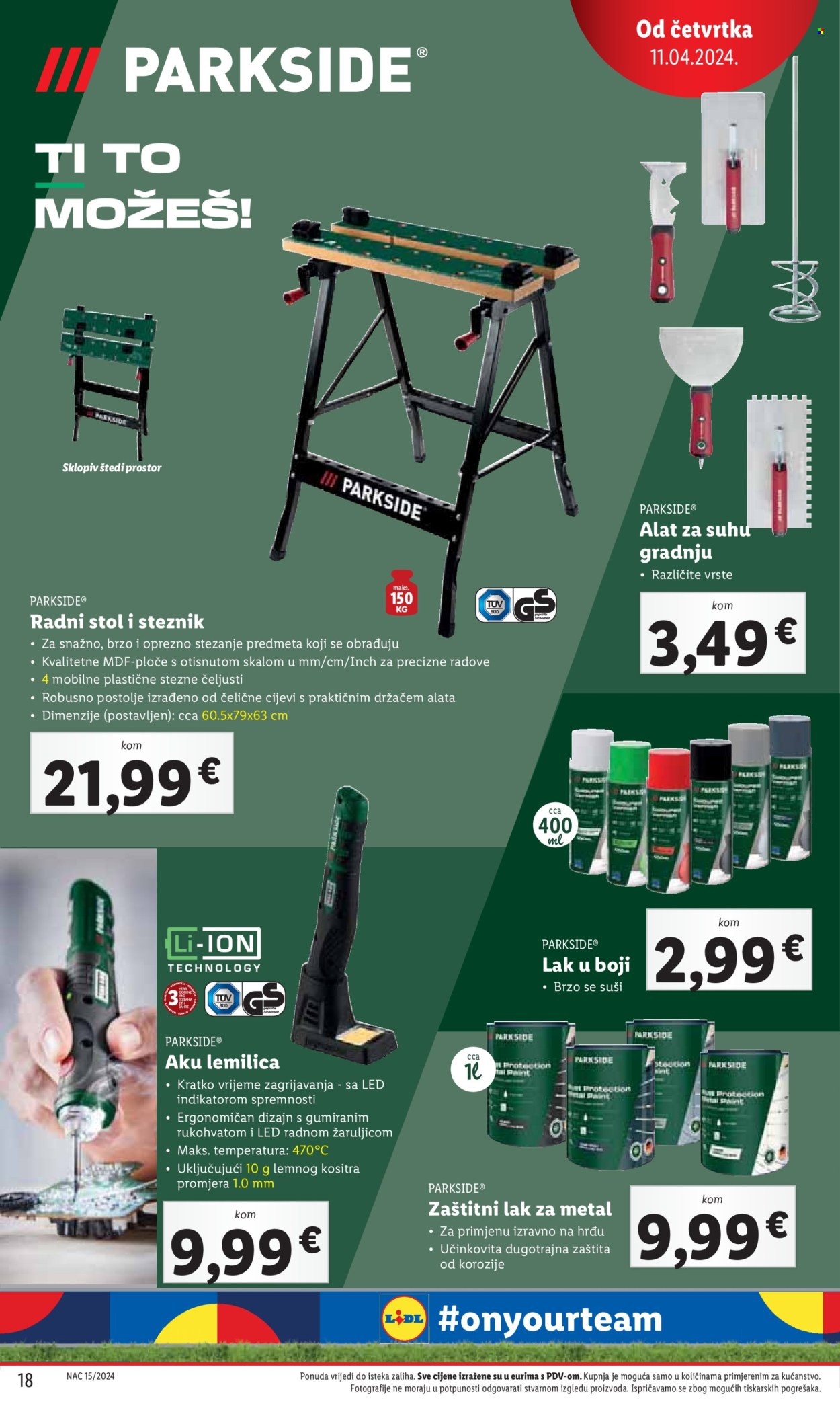 Lidl katalog - 11.04.2024. - 14.04.2024. Stranica 18