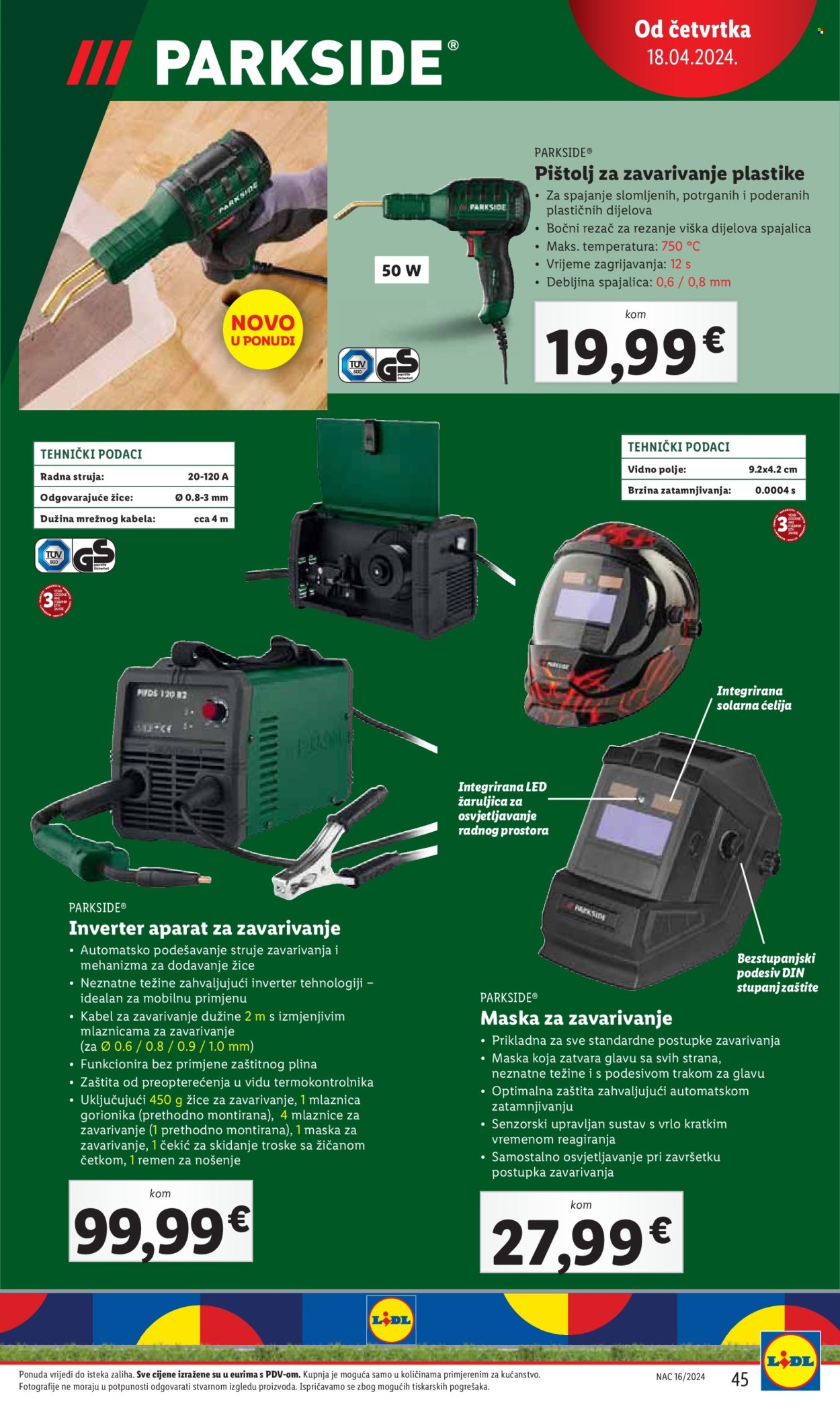 Lidl katalog - 15.04.2024. - 21.04.2024. Stranica 45