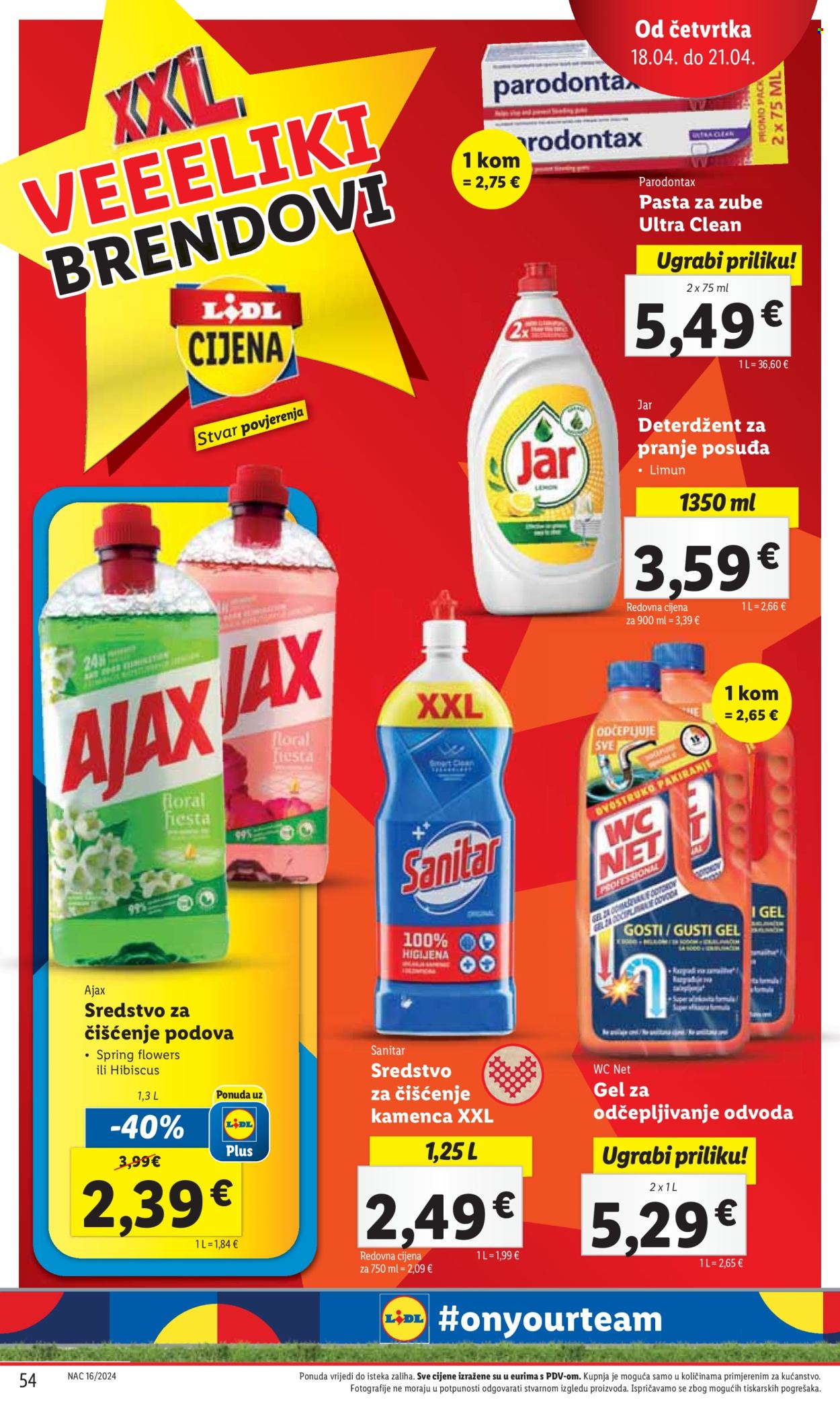 Lidl katalog - 15.04.2024. - 21.04.2024. Stranica 54