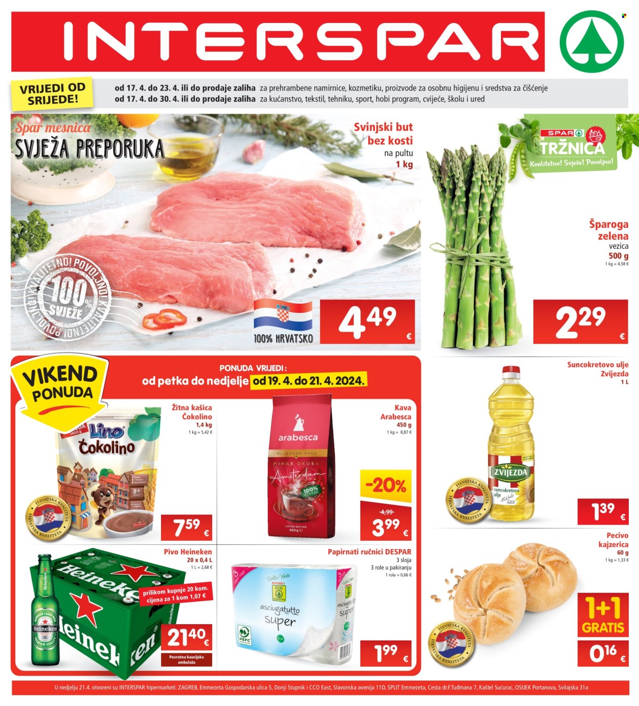 INTERSPAR katalog - 17.04.2024. - 23.04.2024. Stranica 1