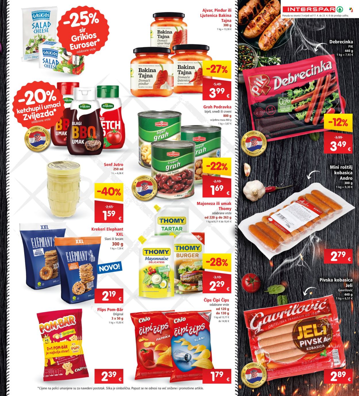 INTERSPAR katalog - 17.04.2024. - 23.04.2024. Stranica 3