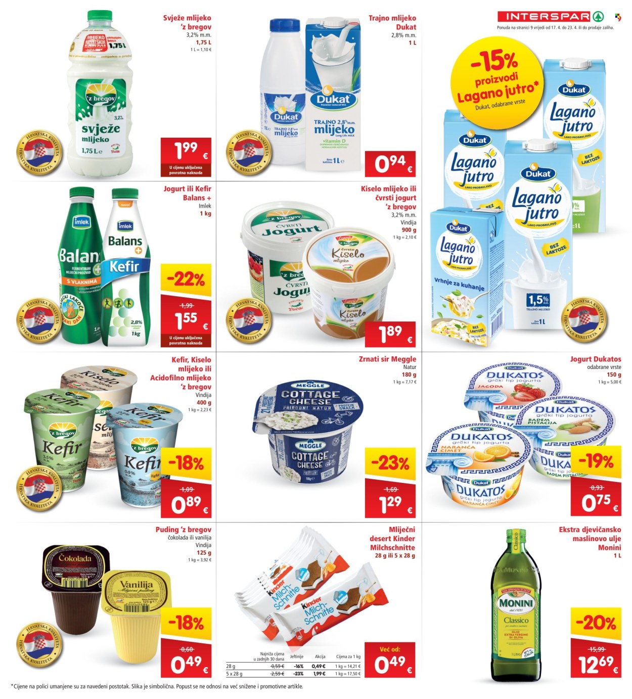INTERSPAR katalog - 17.04.2024. - 23.04.2024. Stranica 9