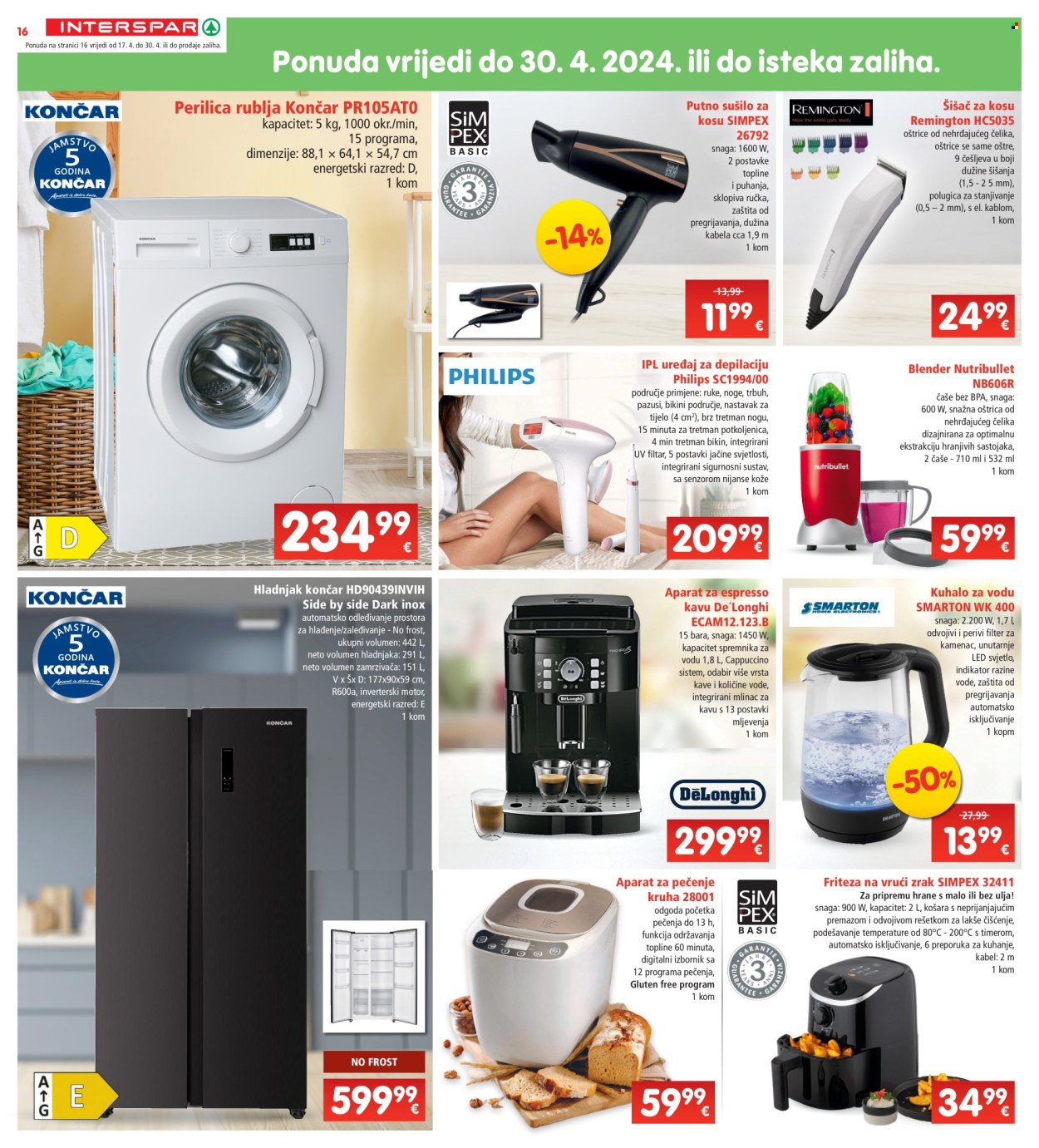 INTERSPAR katalog - 17.04.2024. - 23.04.2024. Stranica 16