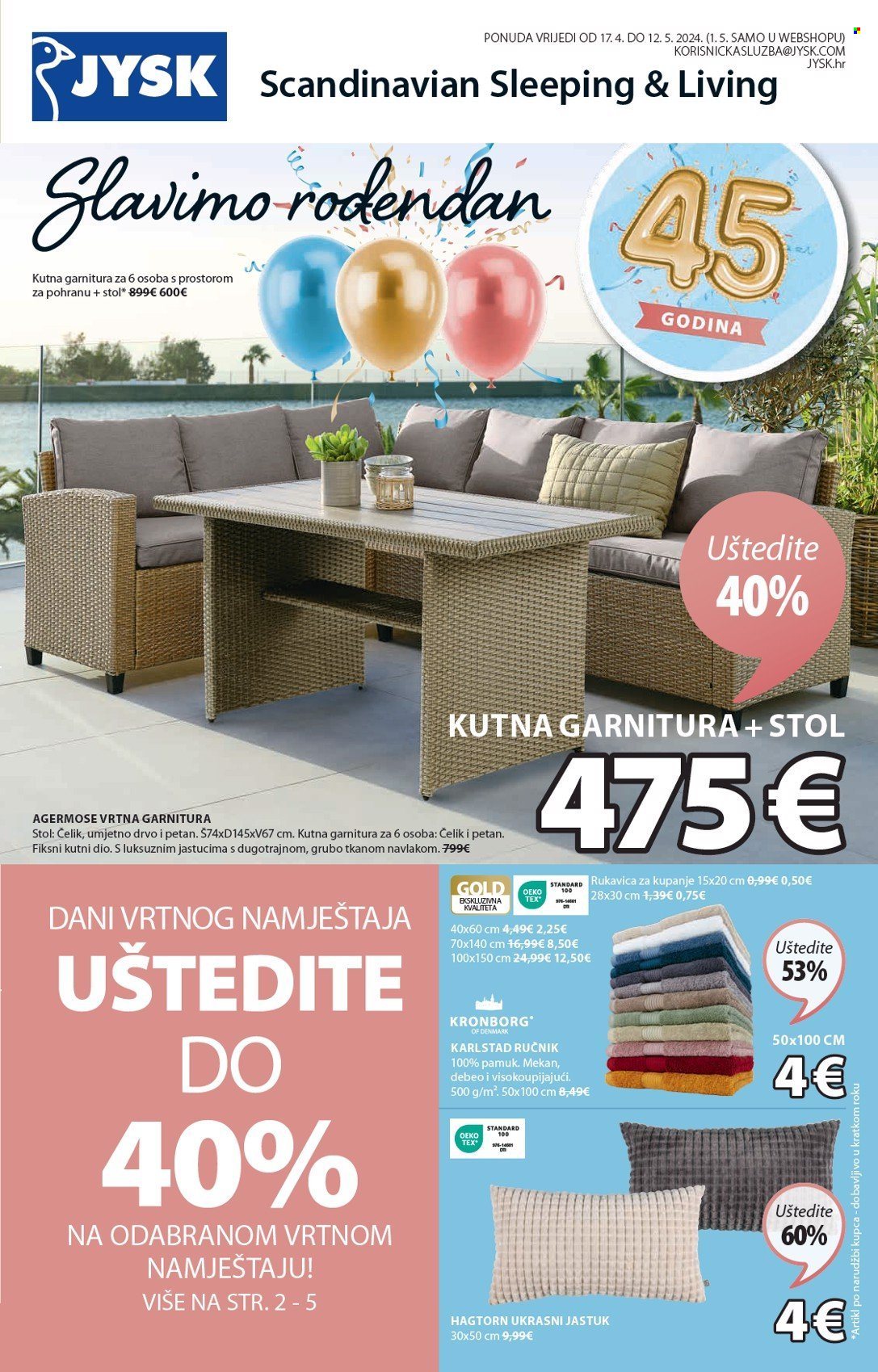 JYSK katalog - 17.04.2024. - 12.05.2024. Stranica 2