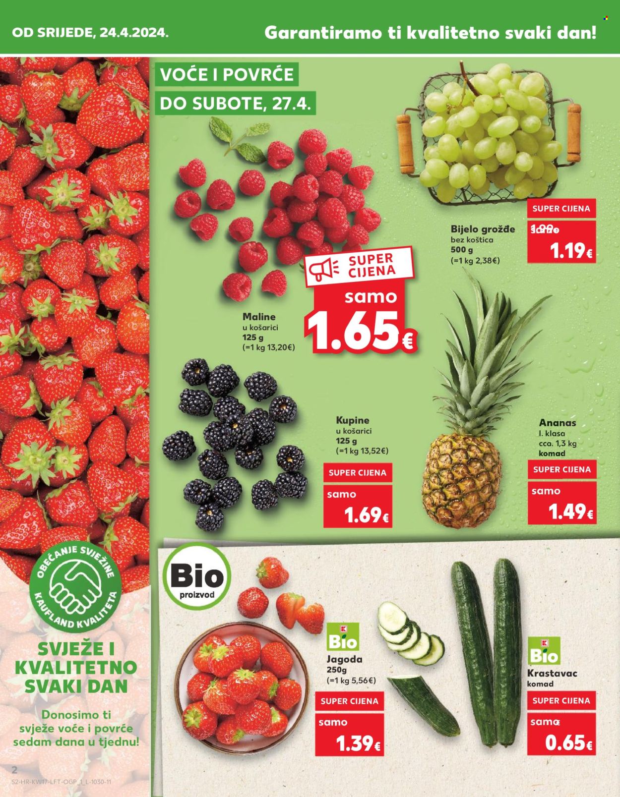 Kaufland katalog - 24.04.2024. - 30.04.2024. Stranica 2
