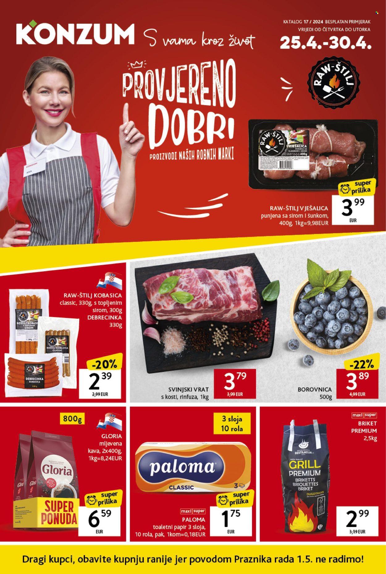 Konzum katalog - 25.04.2024. - 30.04.2024. Stranica 1