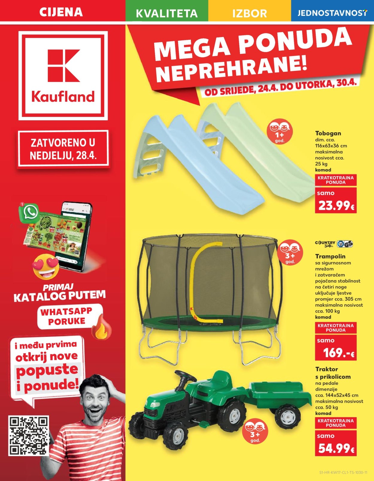 Kaufland katalog - 24.04.2024. - 30.04.2024. Stranica 1