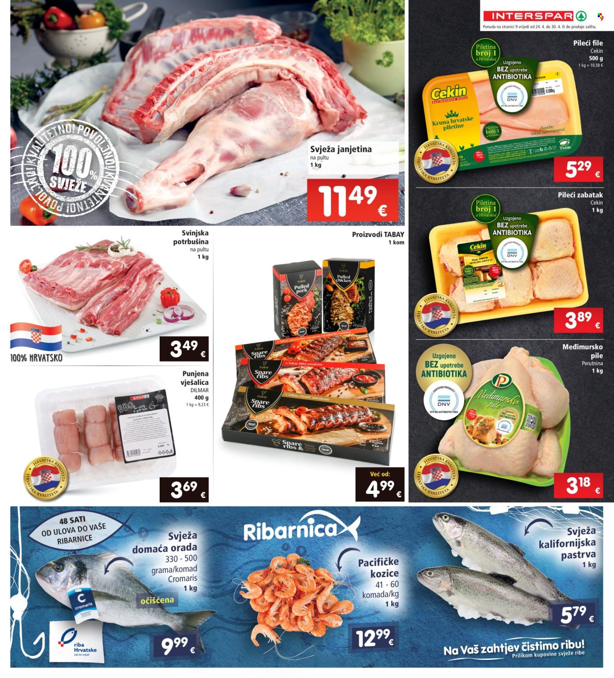 INTERSPAR katalog - 24.04.2024. - 30.04.2024. Stranica 9