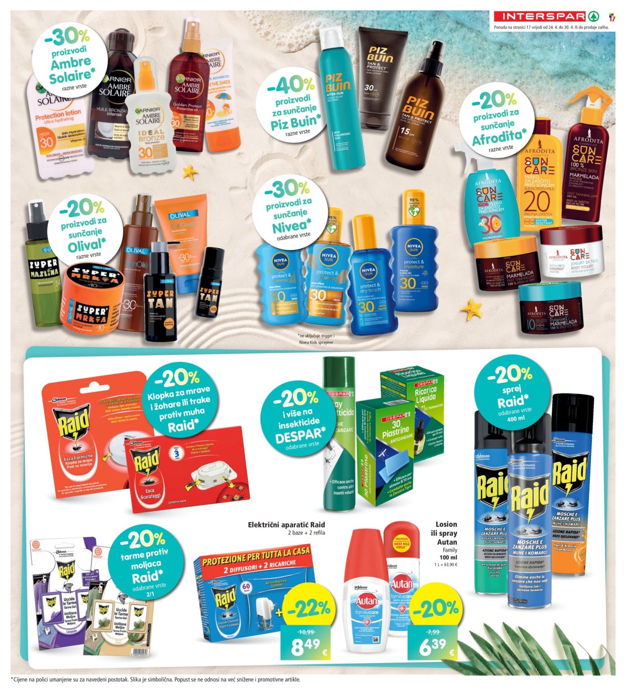 INTERSPAR katalog - 24.04.2024. - 30.04.2024. Stranica 17