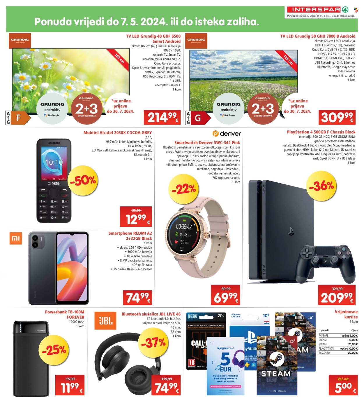 INTERSPAR katalog - 24.04.2024. - 30.04.2024. Stranica 19