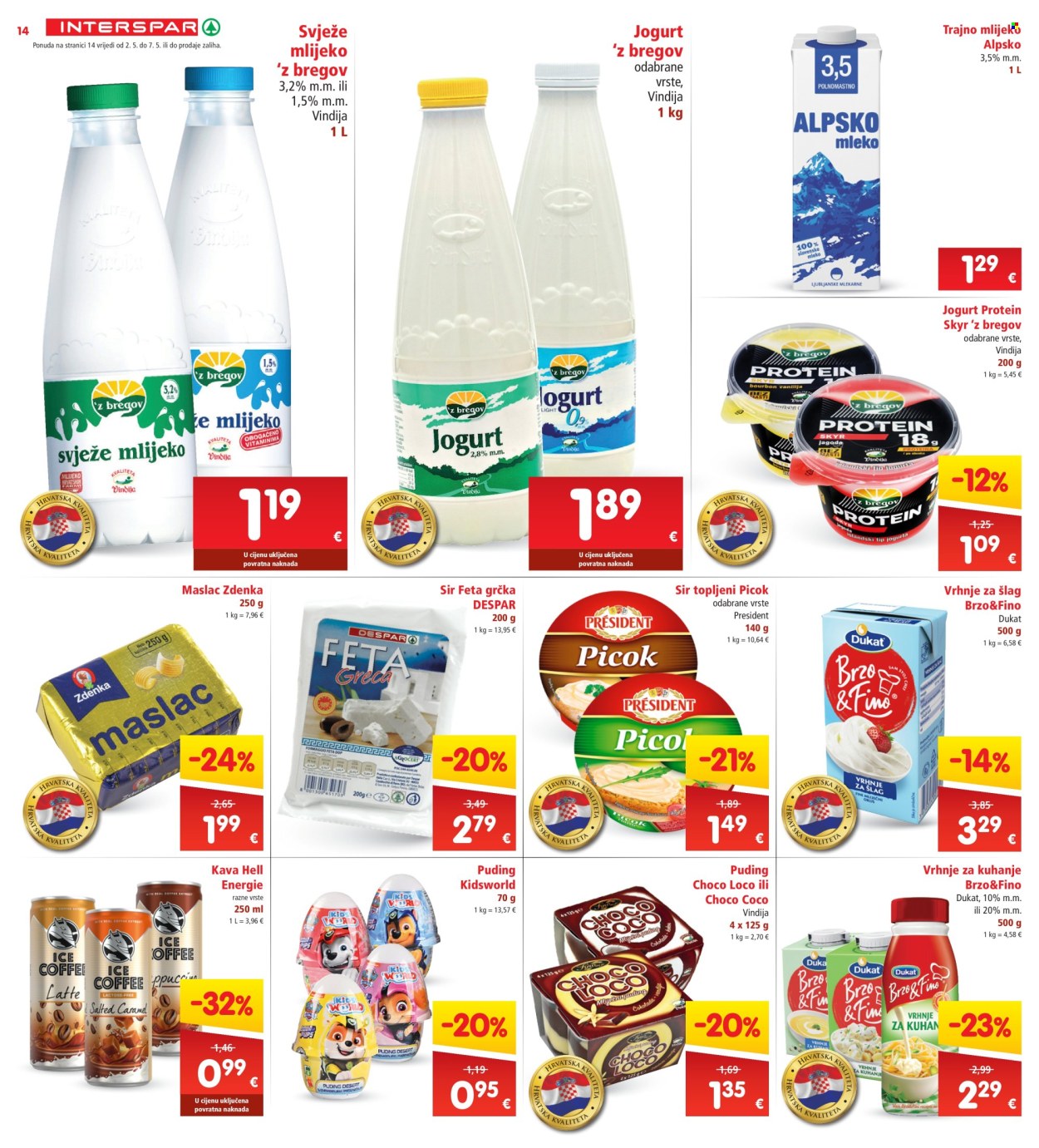 INTERSPAR katalog - 02.05.2024. - 07.05.2024. Stranica 14