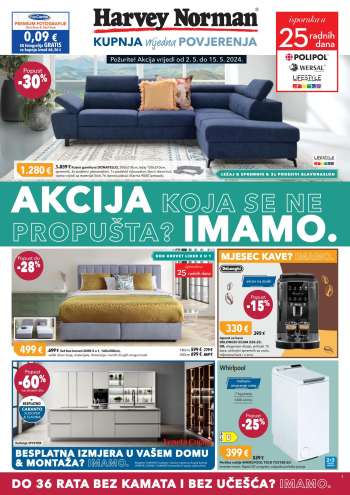 Harvey Norman katalog - 02.05.2024. - 15.05.2024.