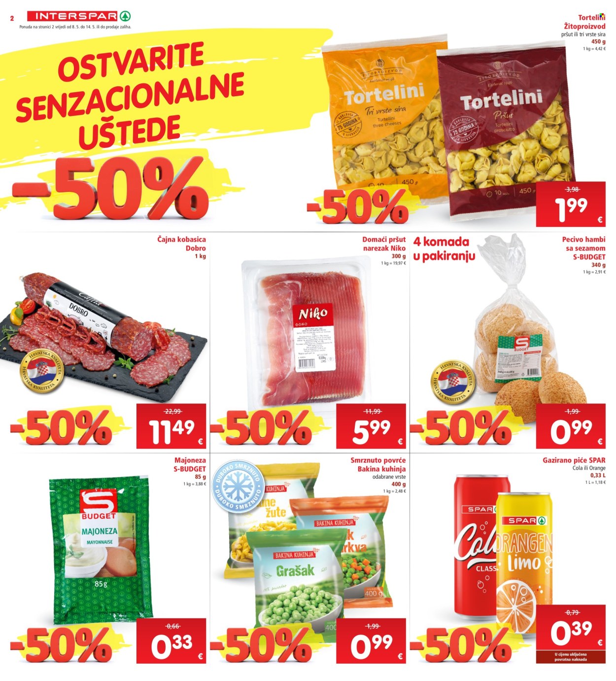 INTERSPAR katalog - 08.05.2024. - 14.05.2024. Stranica 2