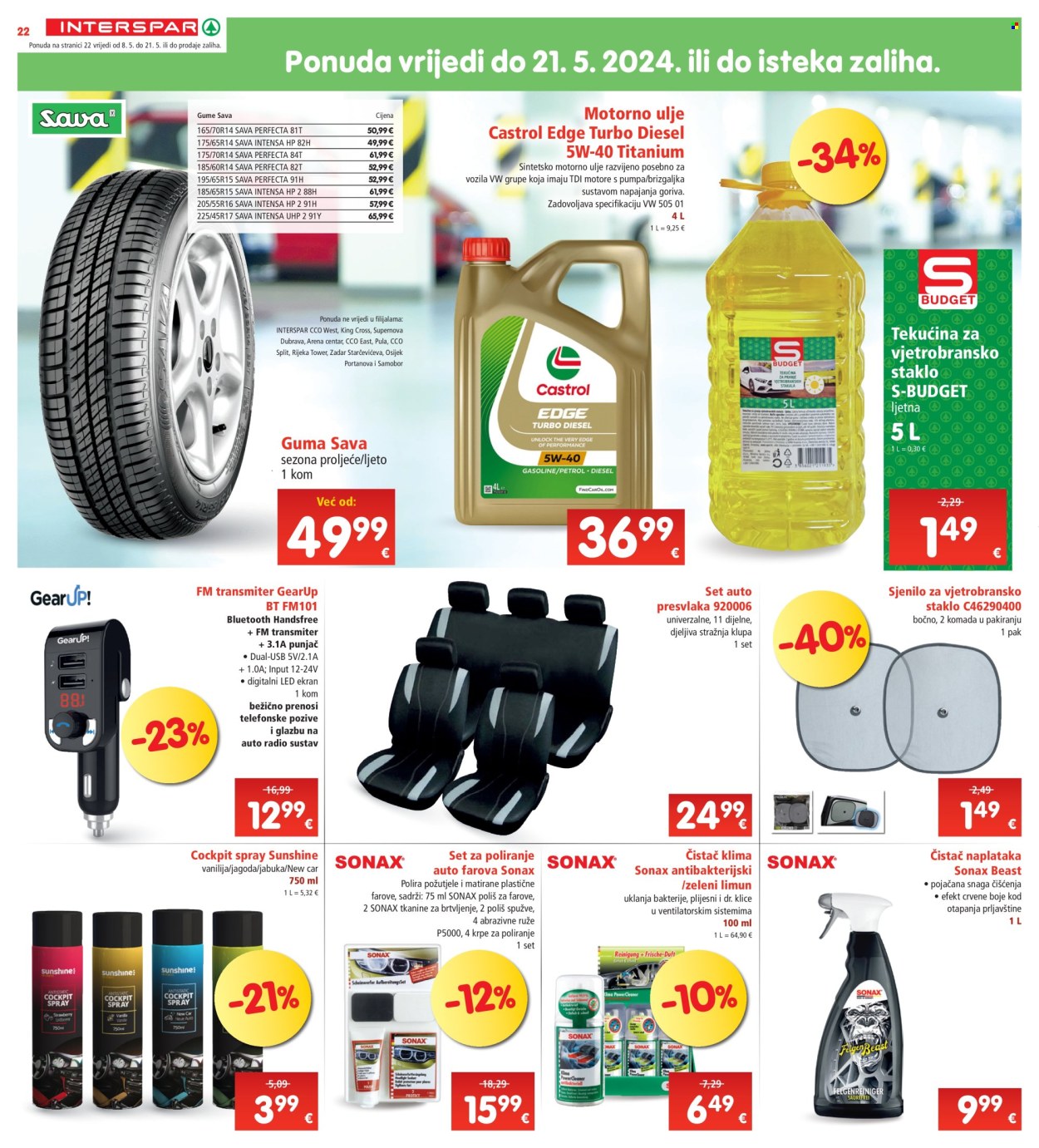 INTERSPAR katalog - 08.05.2024. - 14.05.2024. Stranica 22