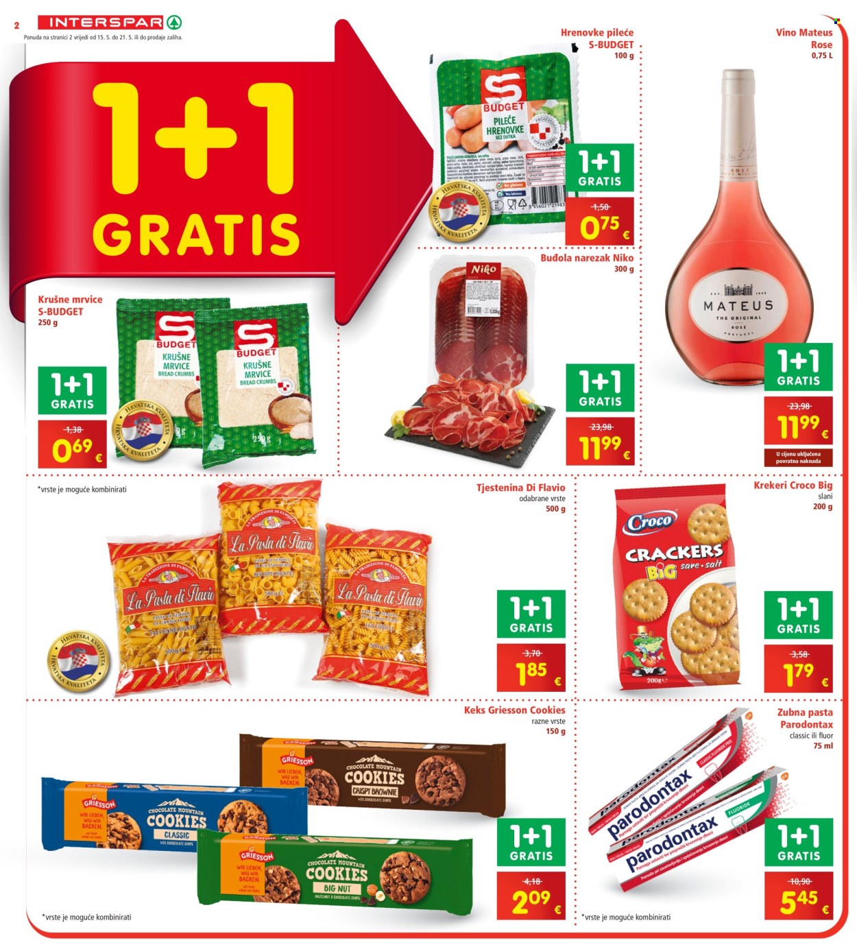 INTERSPAR katalog - 15.05.2024. - 21.05.2024. Stranica 2