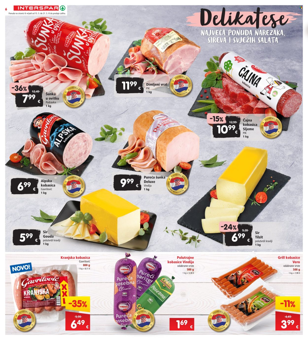 INTERSPAR katalog - 15.05.2024. - 21.05.2024. Stranica 6