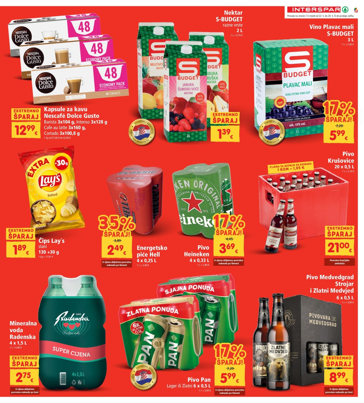 INTERSPAR katalog - 22.05.2024. - 28.05.2024. Stranica 13