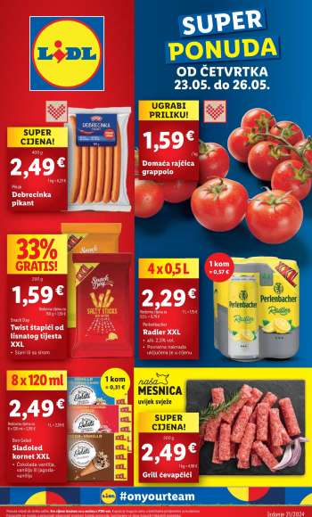 Lidl katalog - 23.05.2024. - 26.05.2024.