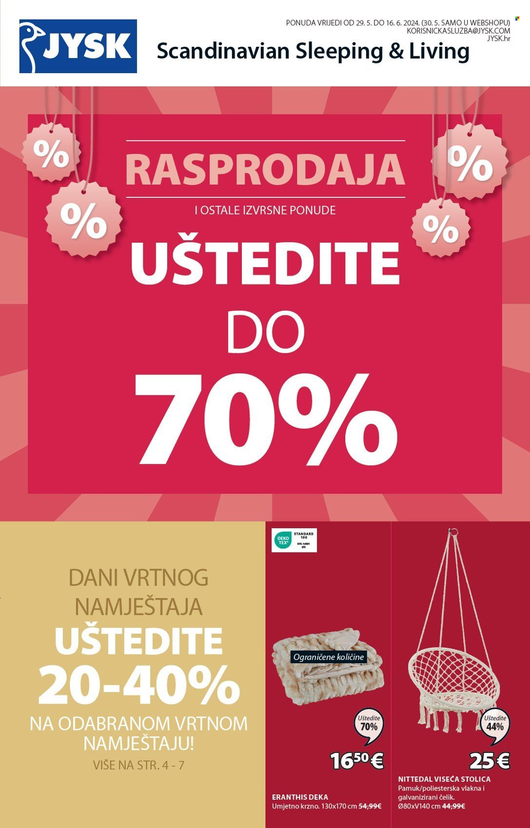 JYSK katalog - 29.05.2024. - 16.06.2024. Stranica 2