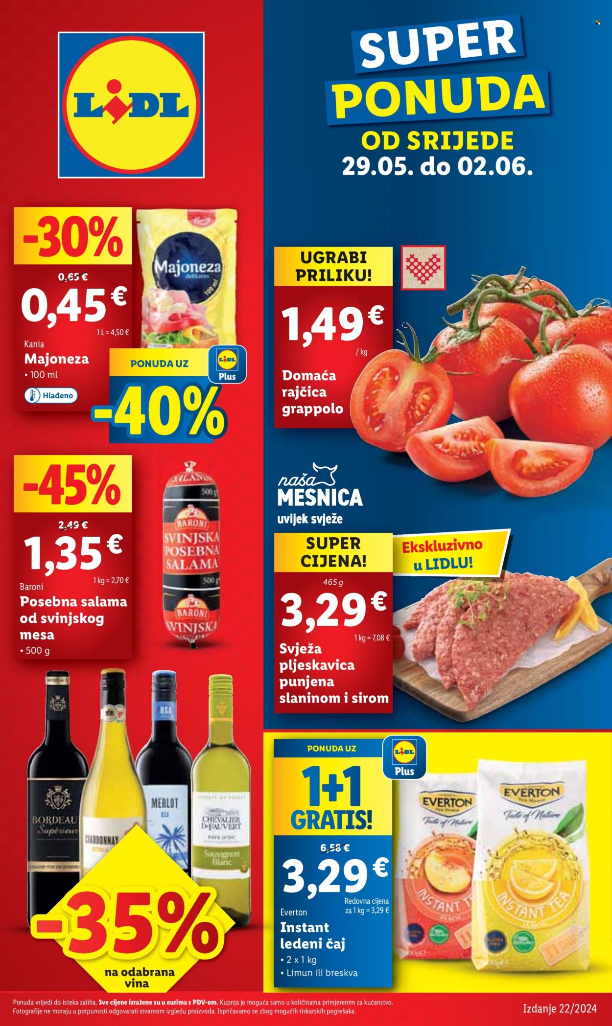 Lidl katalog - 29.05.2024. - 02.06.2024. Stranica 1