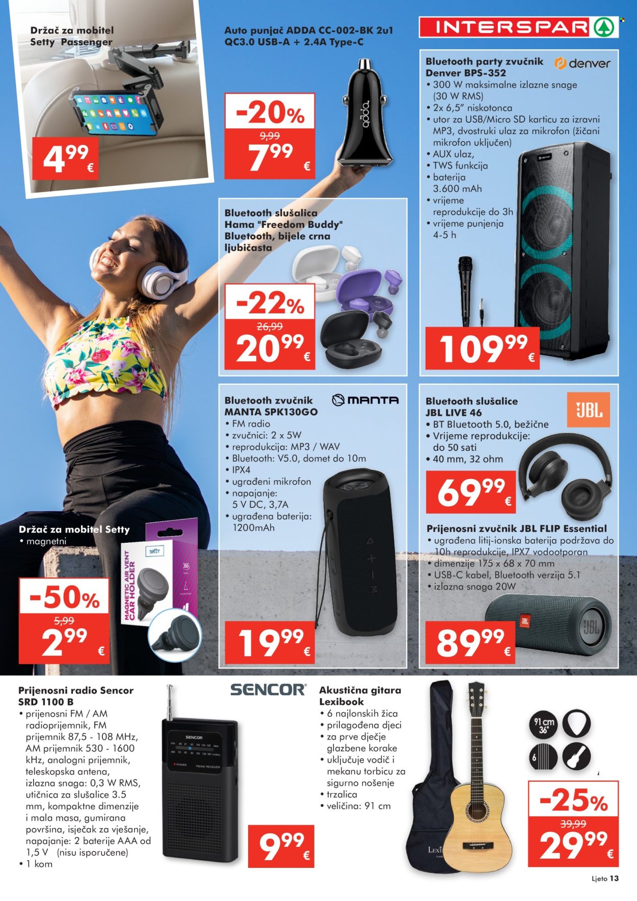 INTERSPAR katalog - 29.05.2024. - 06.08.2024. Stranica 13
