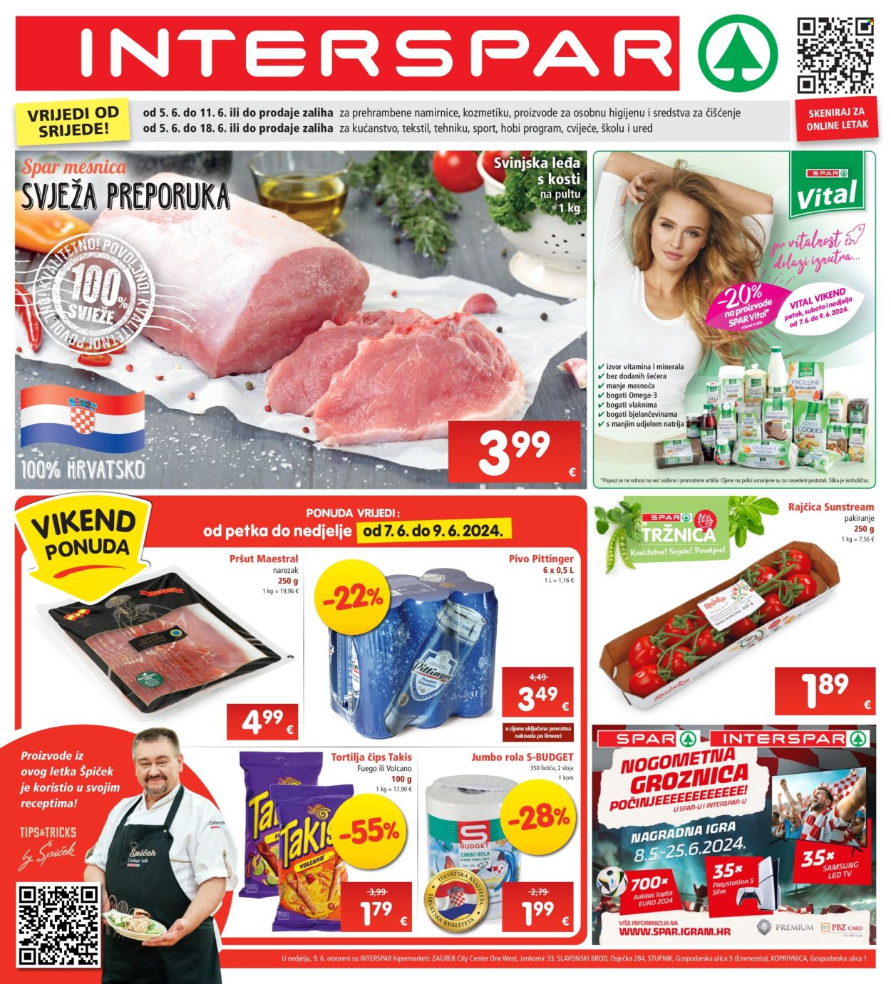 INTERSPAR katalog - 05.06.2024. - 11.06.2024. Stranica 1