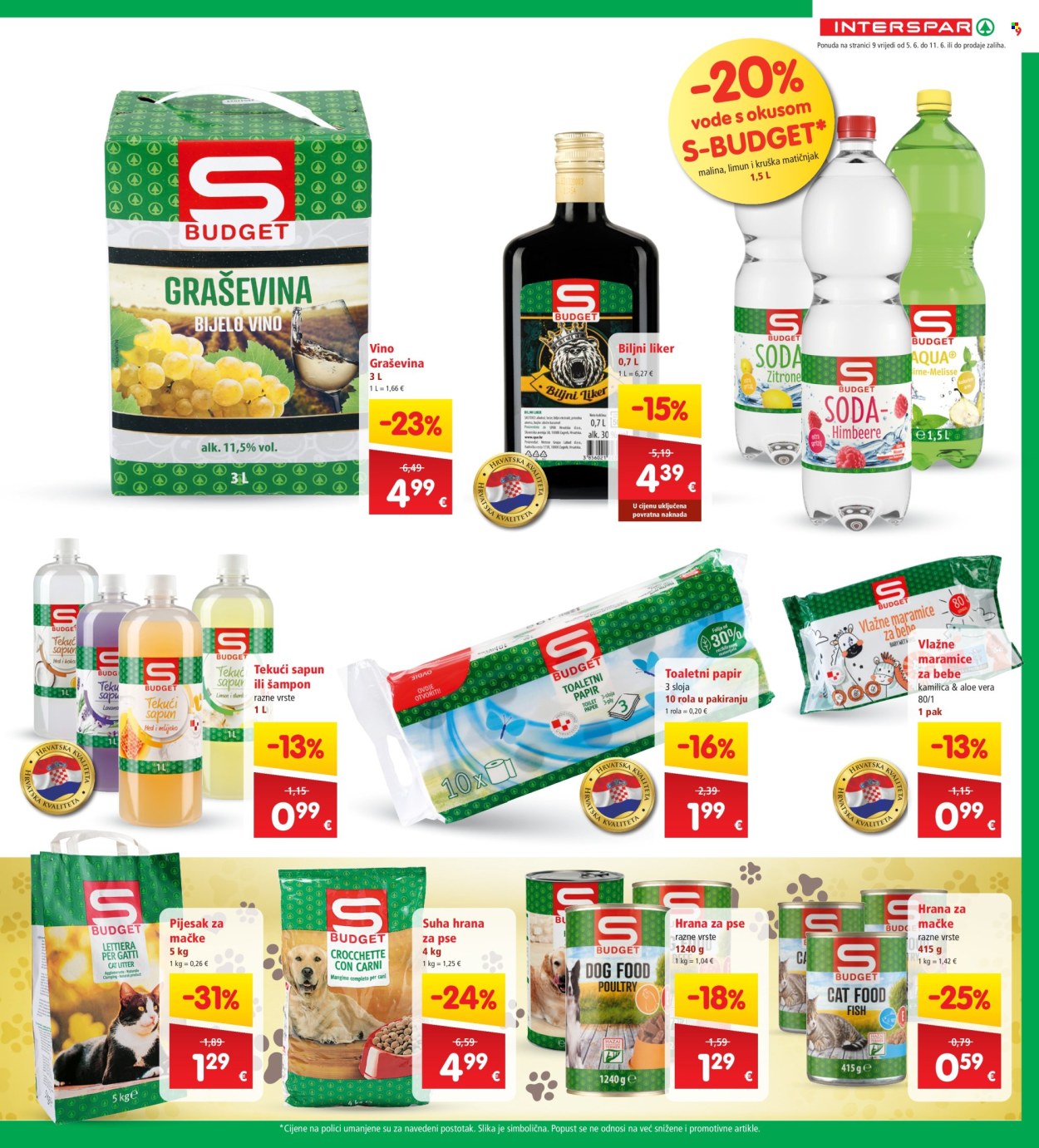 INTERSPAR katalog - 05.06.2024. - 11.06.2024. Stranica 9