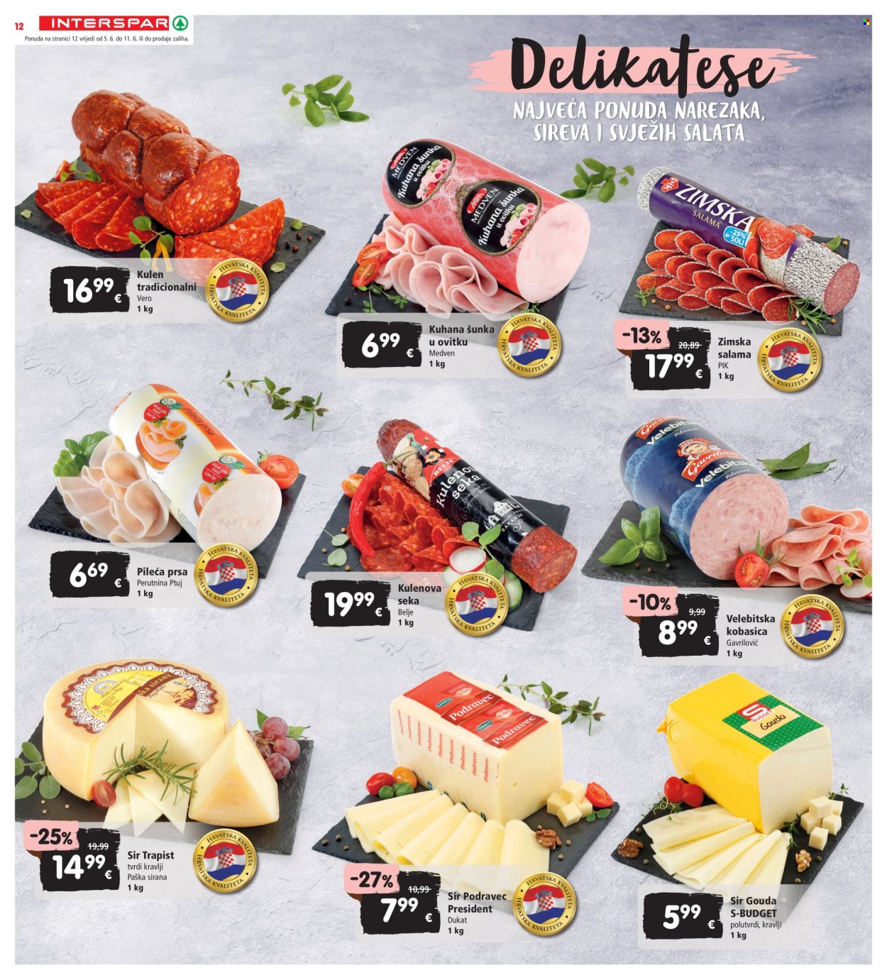 INTERSPAR katalog - 05.06.2024. - 11.06.2024. Stranica 12