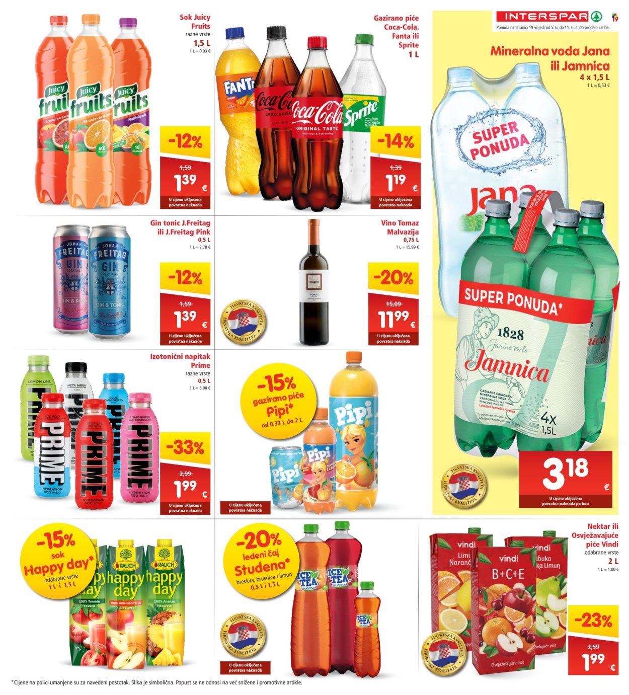 INTERSPAR katalog - 05.06.2024. - 11.06.2024. Stranica 19