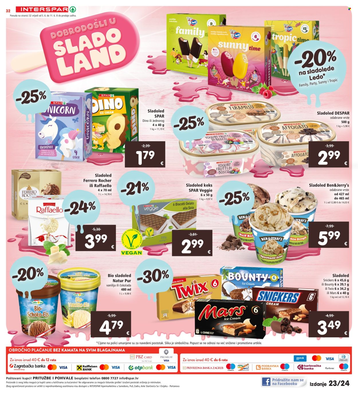 INTERSPAR katalog - 05.06.2024. - 11.06.2024. Stranica 32