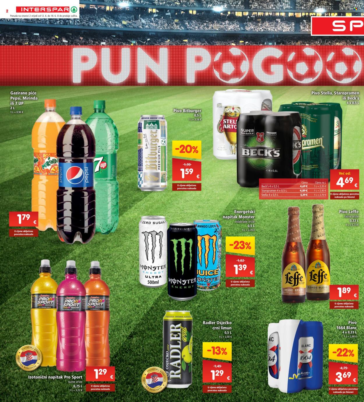INTERSPAR katalog - 12.06.2024. - 18.06.2024. Stranica 2