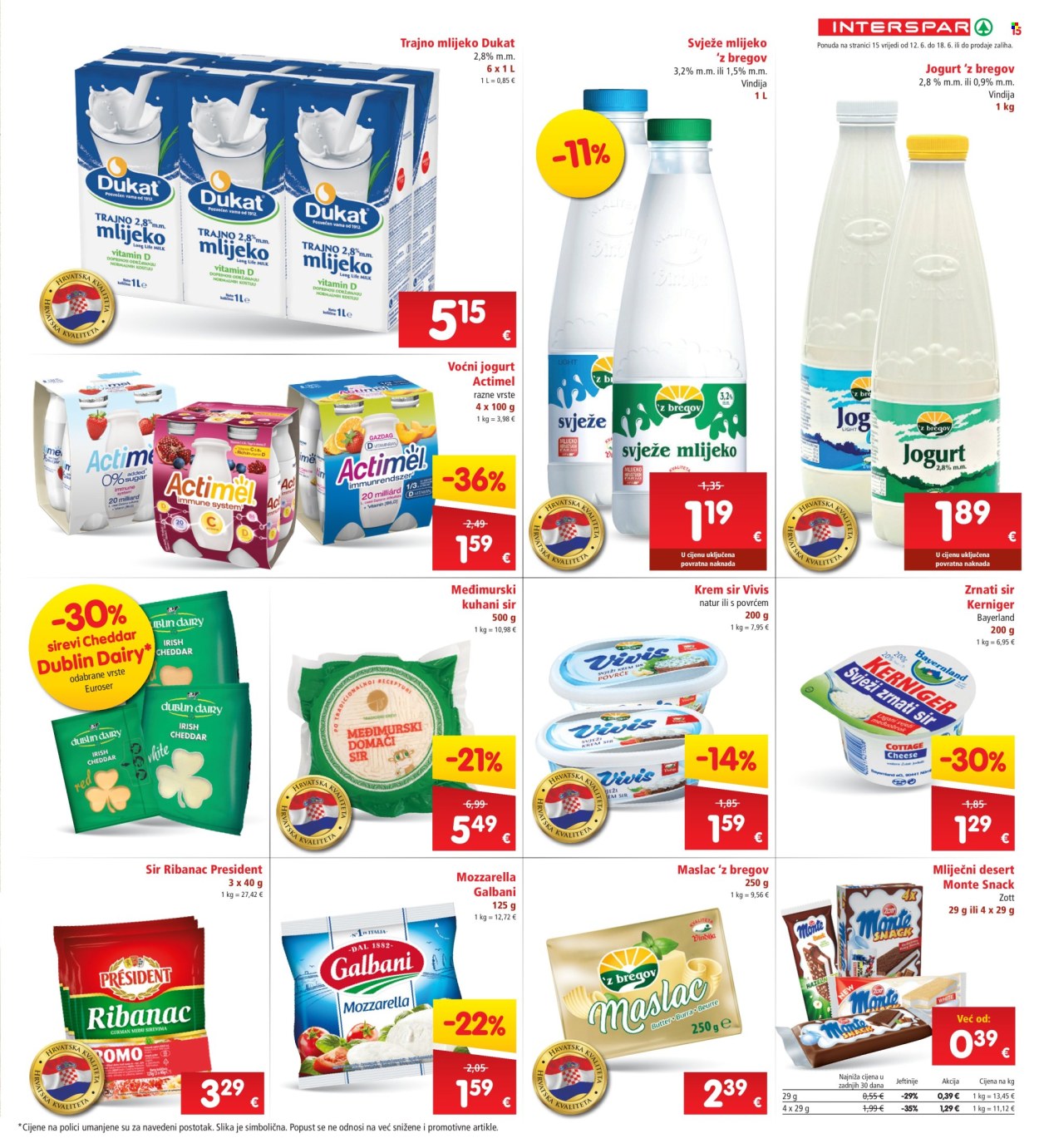 INTERSPAR katalog - 12.06.2024. - 18.06.2024. Stranica 15