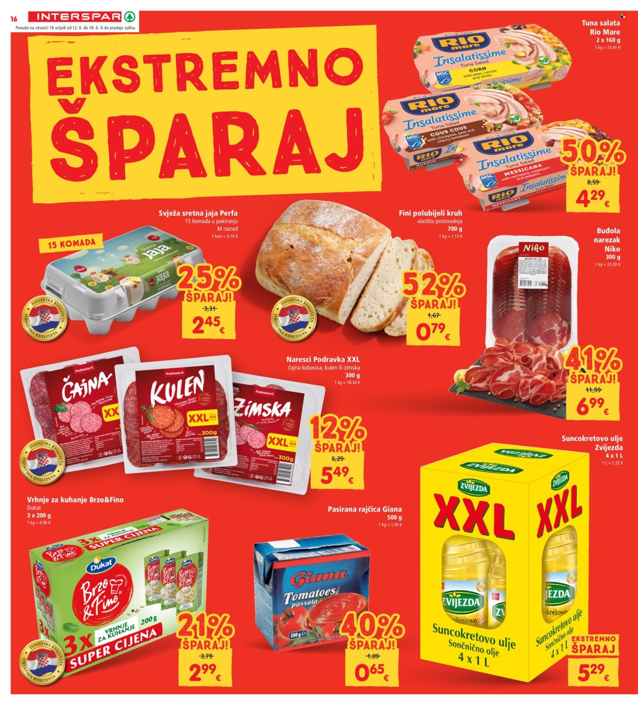 INTERSPAR katalog - 12.06.2024. - 18.06.2024. Stranica 16