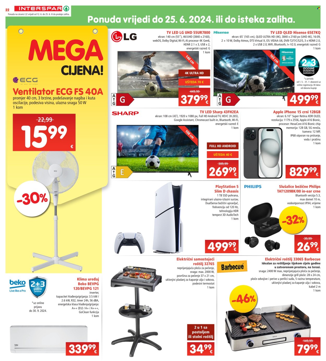 INTERSPAR katalog - 12.06.2024. - 18.06.2024. Stranica 22