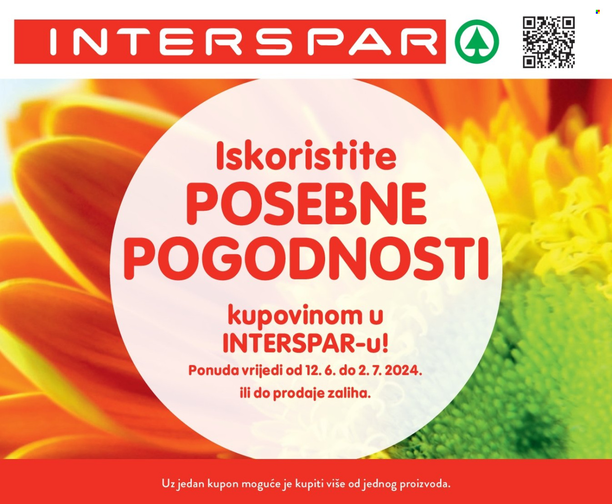 INTERSPAR katalog - 12.06.2024. - 02.07.2024. Stranica 1