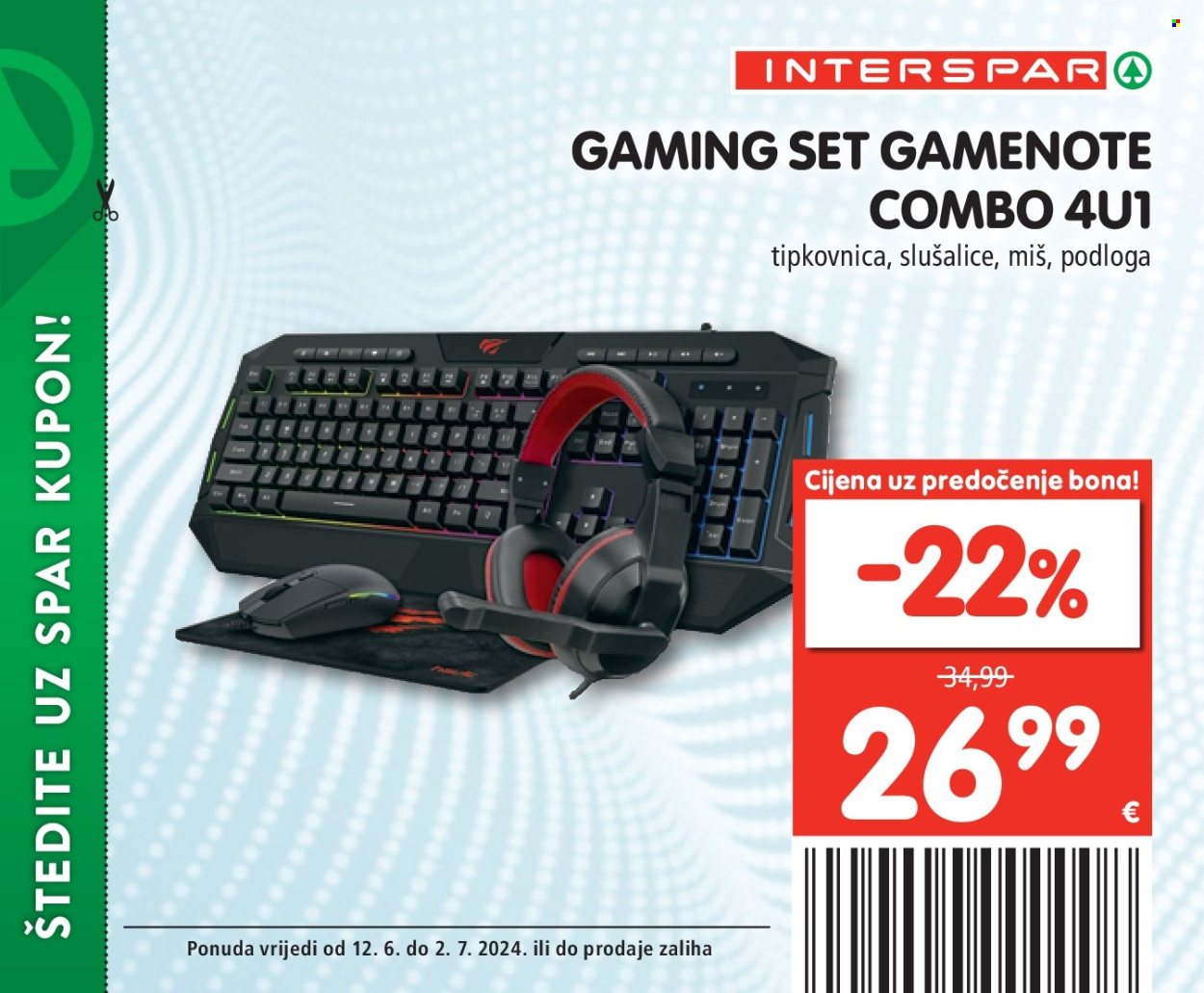 INTERSPAR katalog - 12.06.2024. - 02.07.2024. Stranica 33