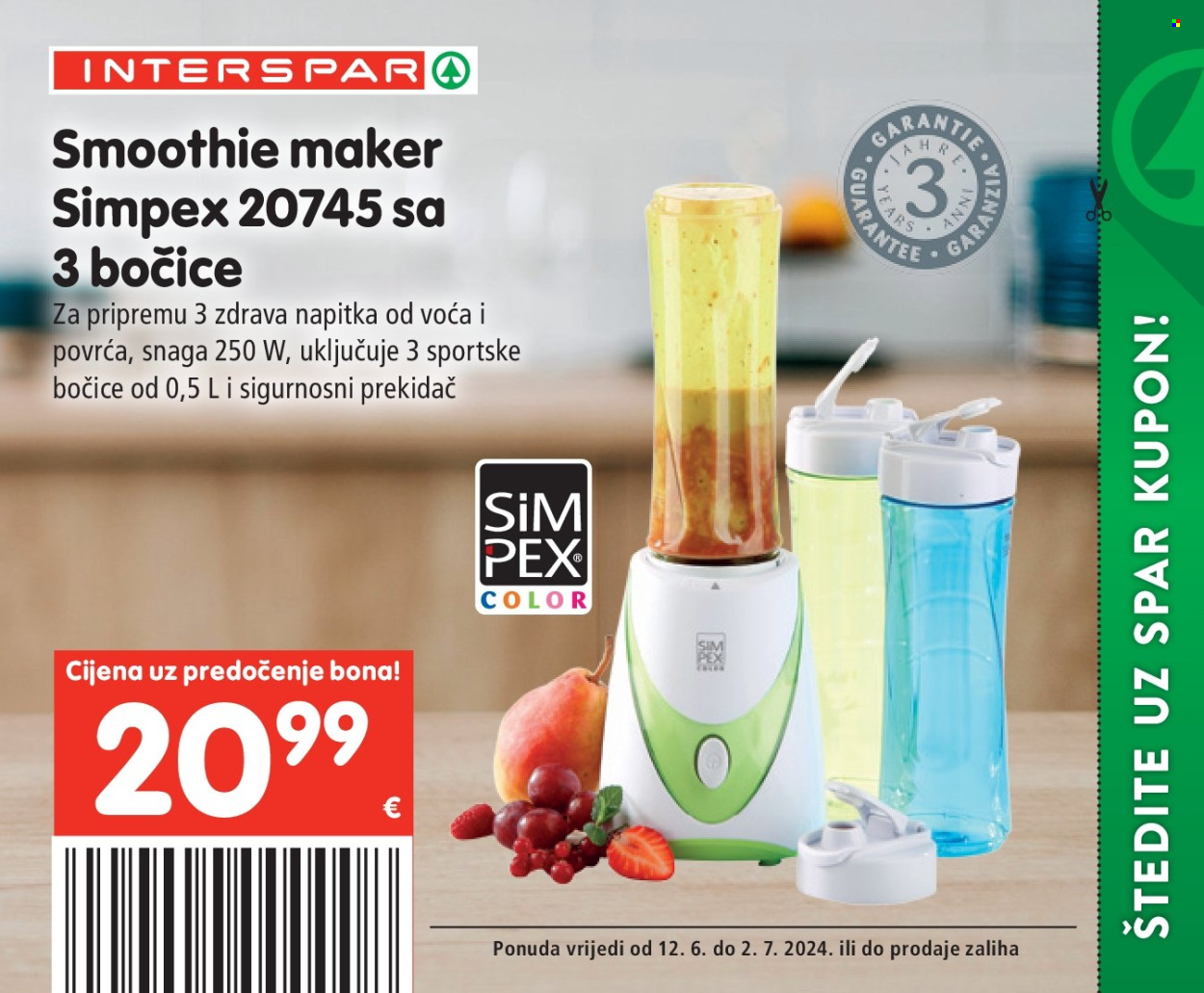 INTERSPAR katalog - 12.06.2024. - 02.07.2024. Stranica 38