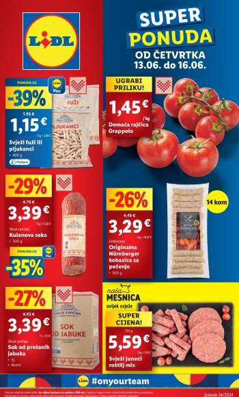 Lidl katalog - 13.06.2024. - 16.06.2024.