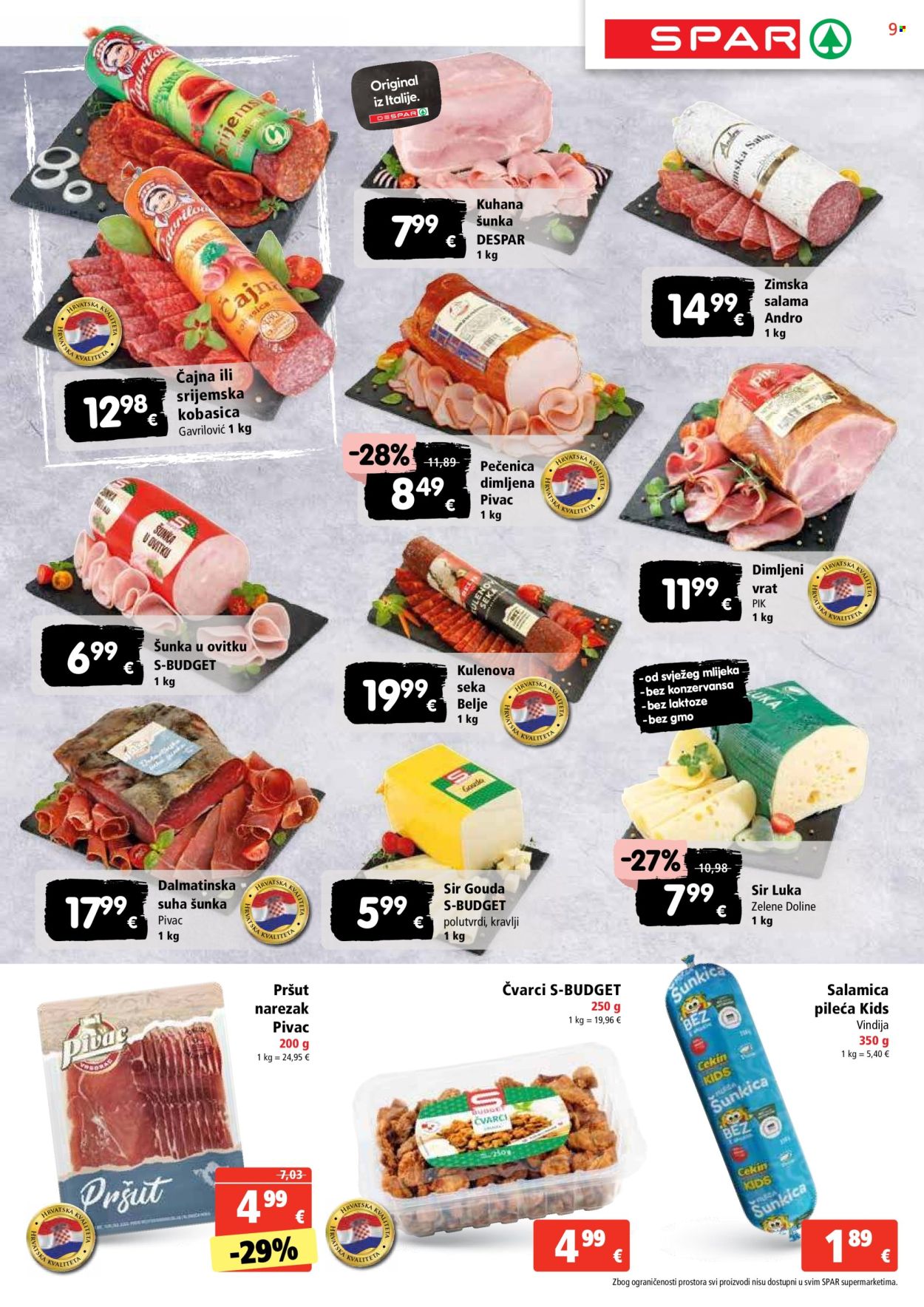 SPAR katalog - 19.06.2024. - 25.06.2024. Stranica 9