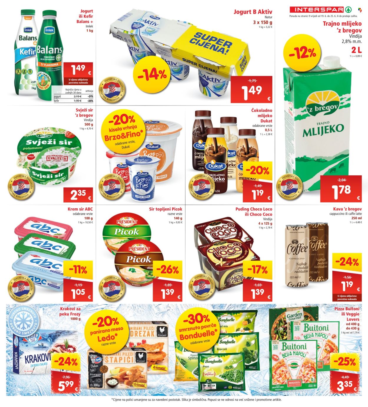INTERSPAR katalog - 19.06.2024. - 25.06.2024. Stranica 9