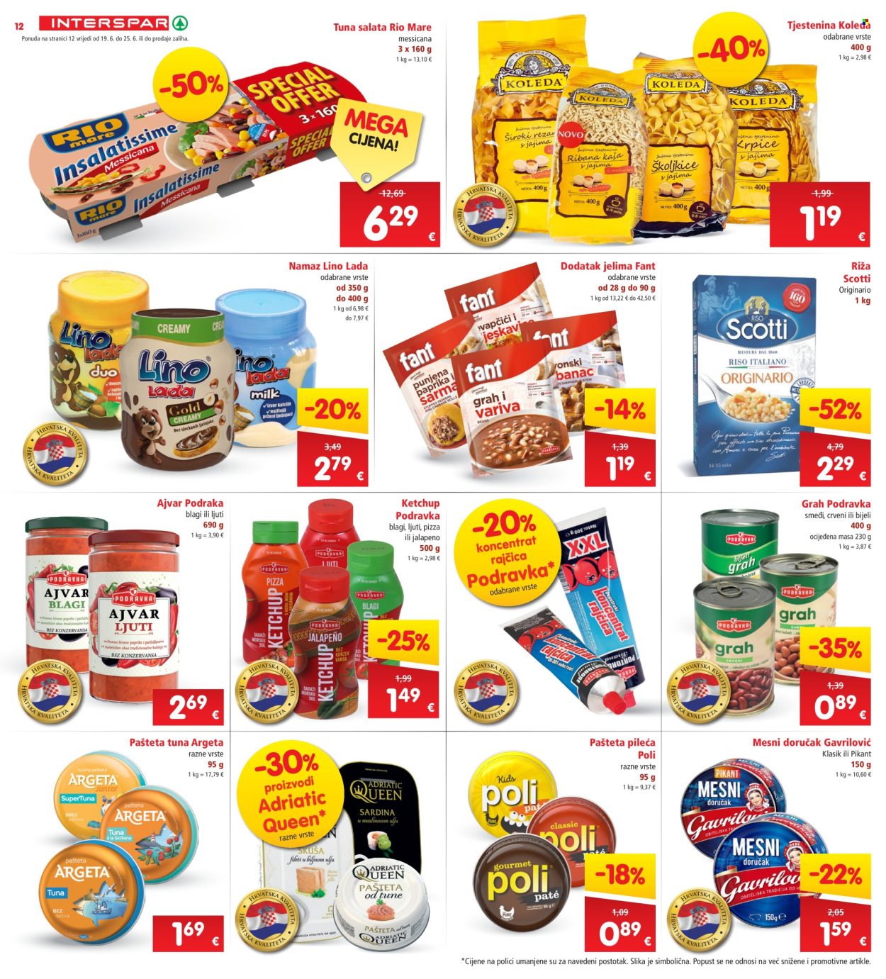 INTERSPAR katalog - 19.06.2024. - 25.06.2024. Stranica 12