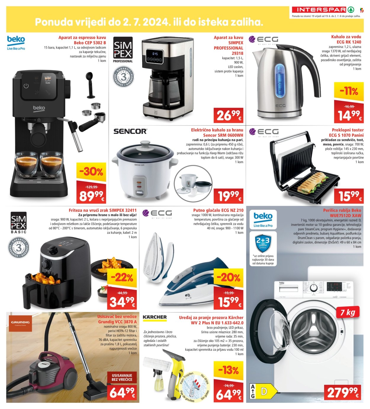 INTERSPAR katalog - 19.06.2024. - 25.06.2024. Stranica 19