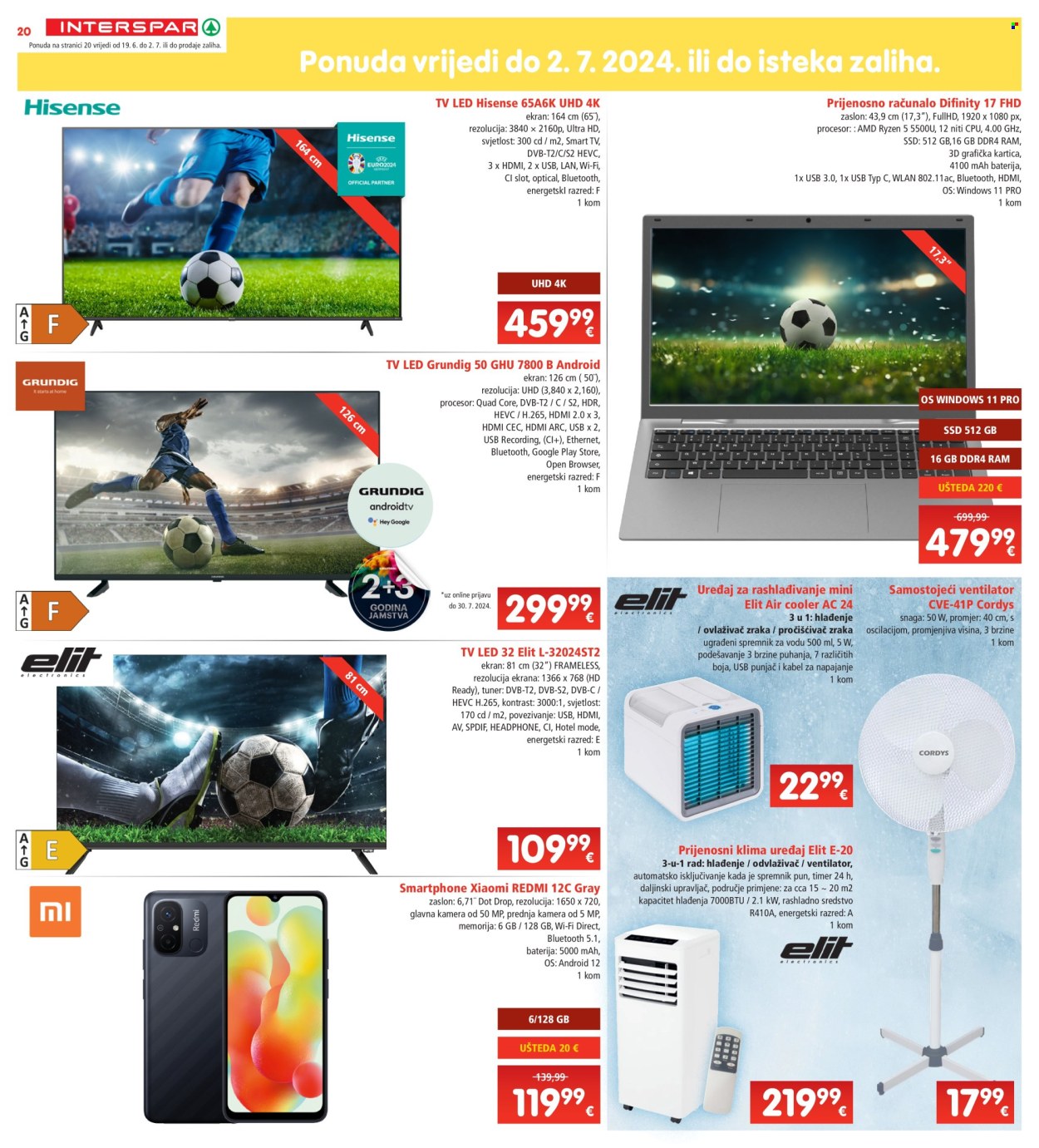 INTERSPAR katalog - 19.06.2024. - 25.06.2024. Stranica 20