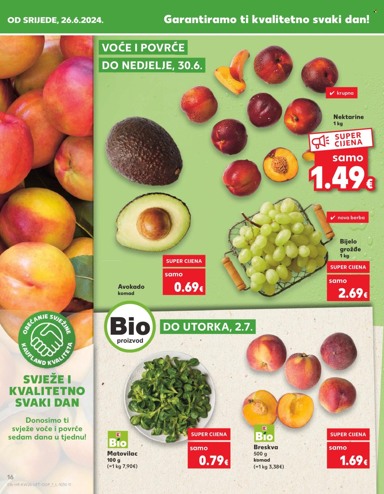 Kaufland katalog - 26.06.2024. - 02.07.2024. Stranica 16