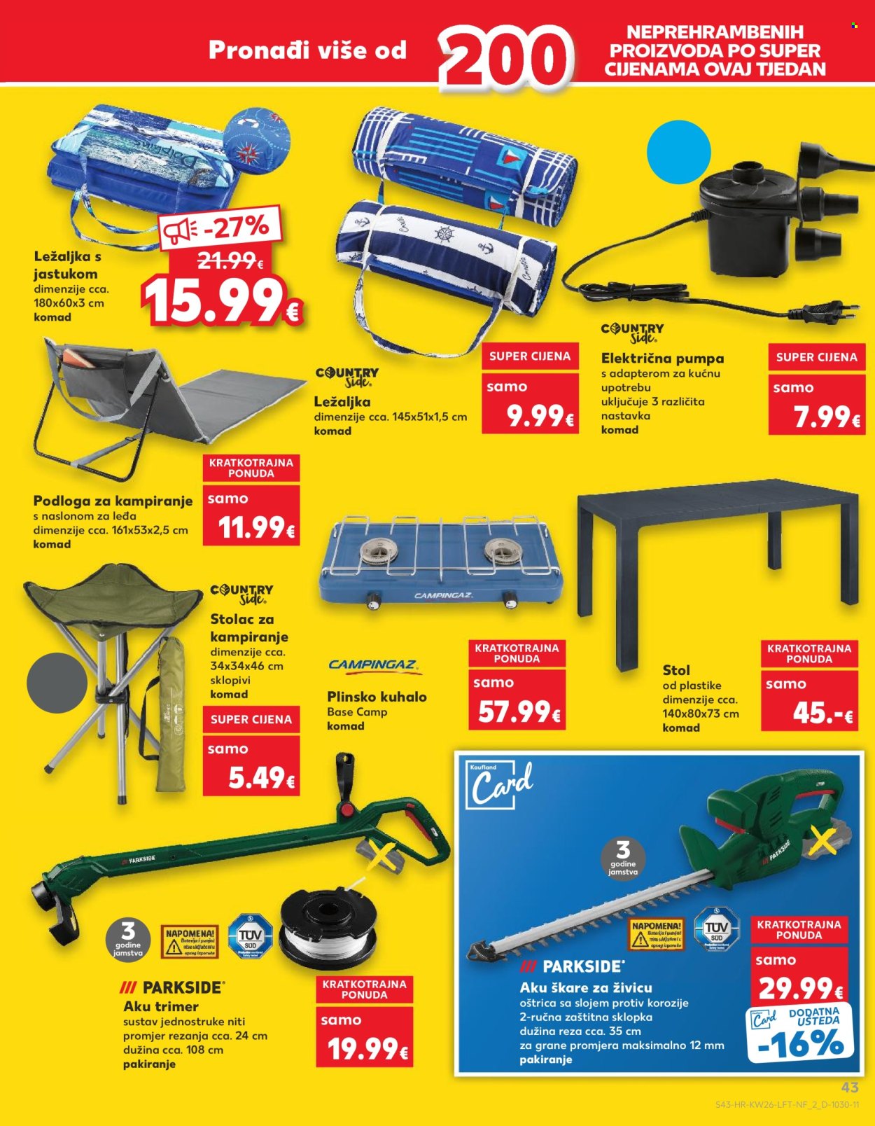 Kaufland katalog - 26.06.2024. - 02.07.2024. Stranica 43
