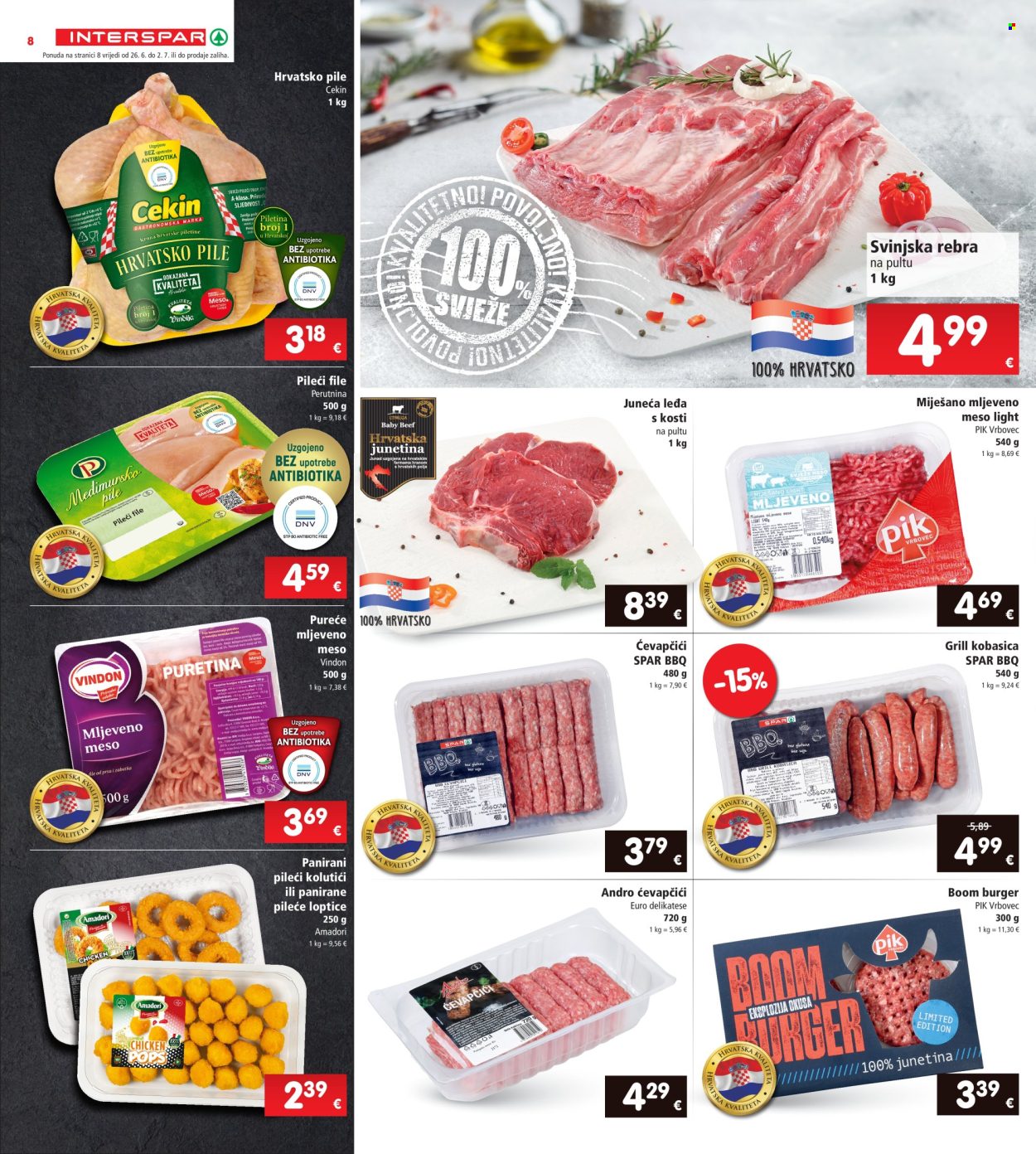 INTERSPAR katalog - 26.06.2024. - 02.07.2024. Stranica 8